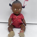 Rare 1930s Topsy Black Composition Doll – 3-Tuft Hair – Restoration Project