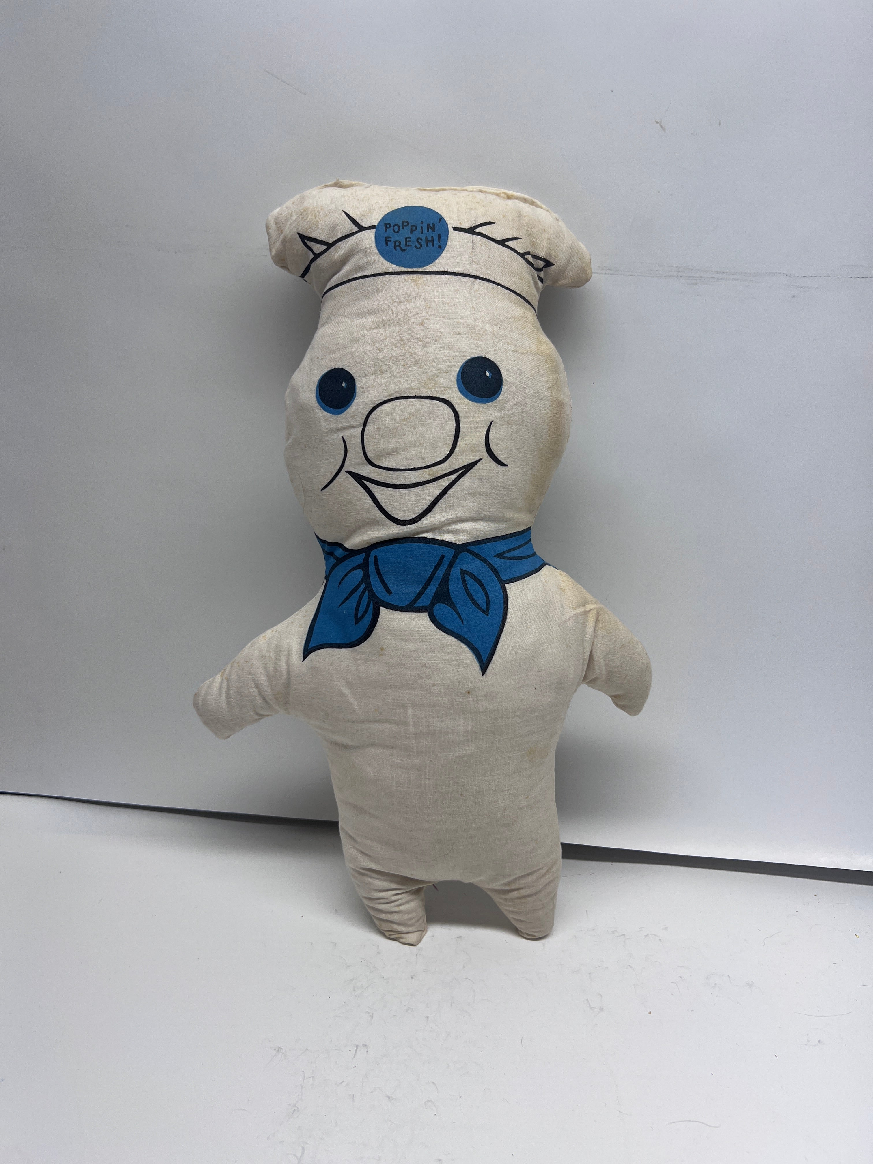 Vintage 1970s Pillsbury Doughboy Poppin’ Fresh Cloth Doll