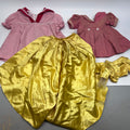 1940s-1950s Doll Clothes Collection - 3 Outfits (Sailor, Satin, Pleated)