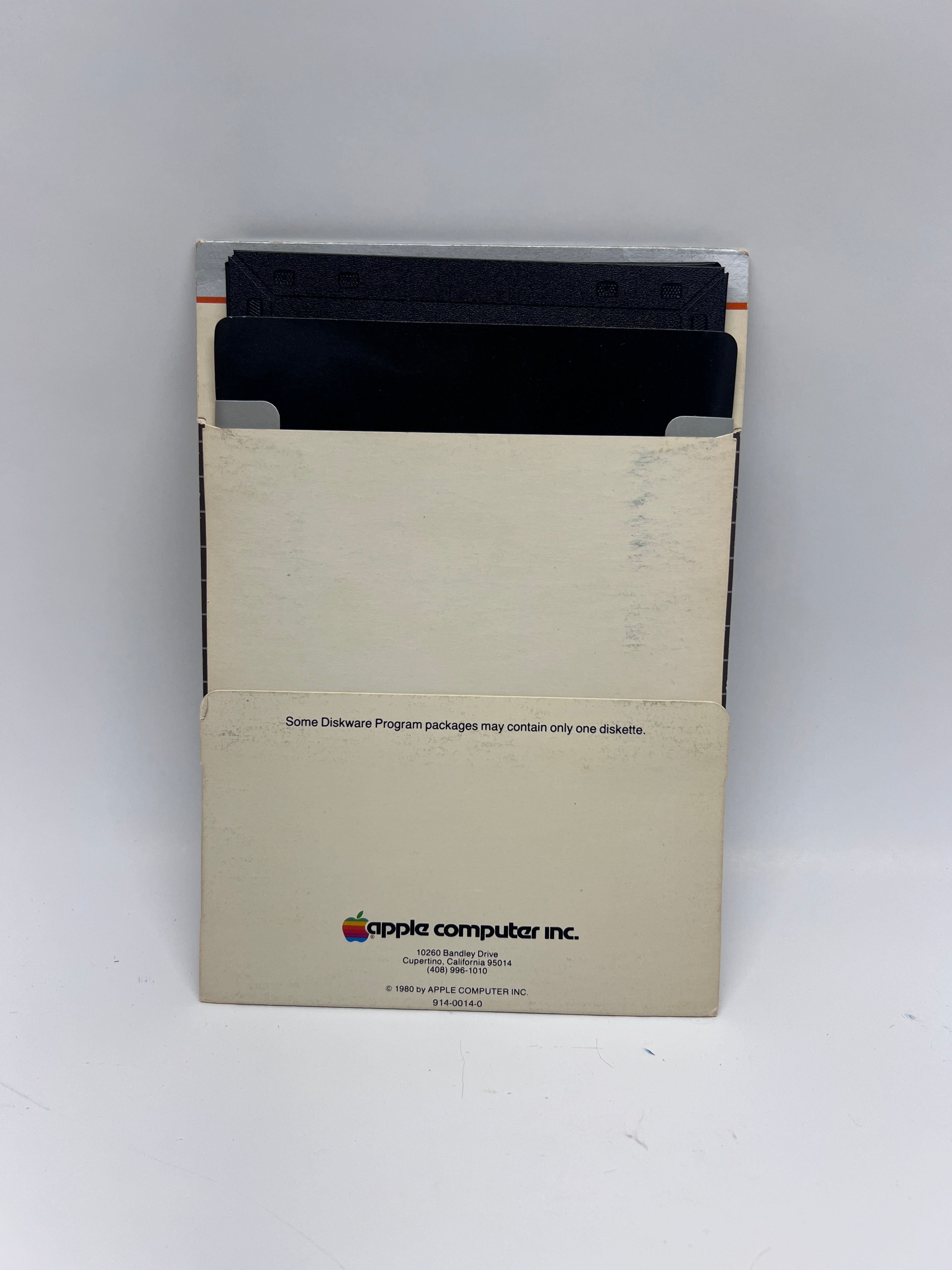 Rare Vintage Apple III Diskware Program Folder / Slipcover – 1980s