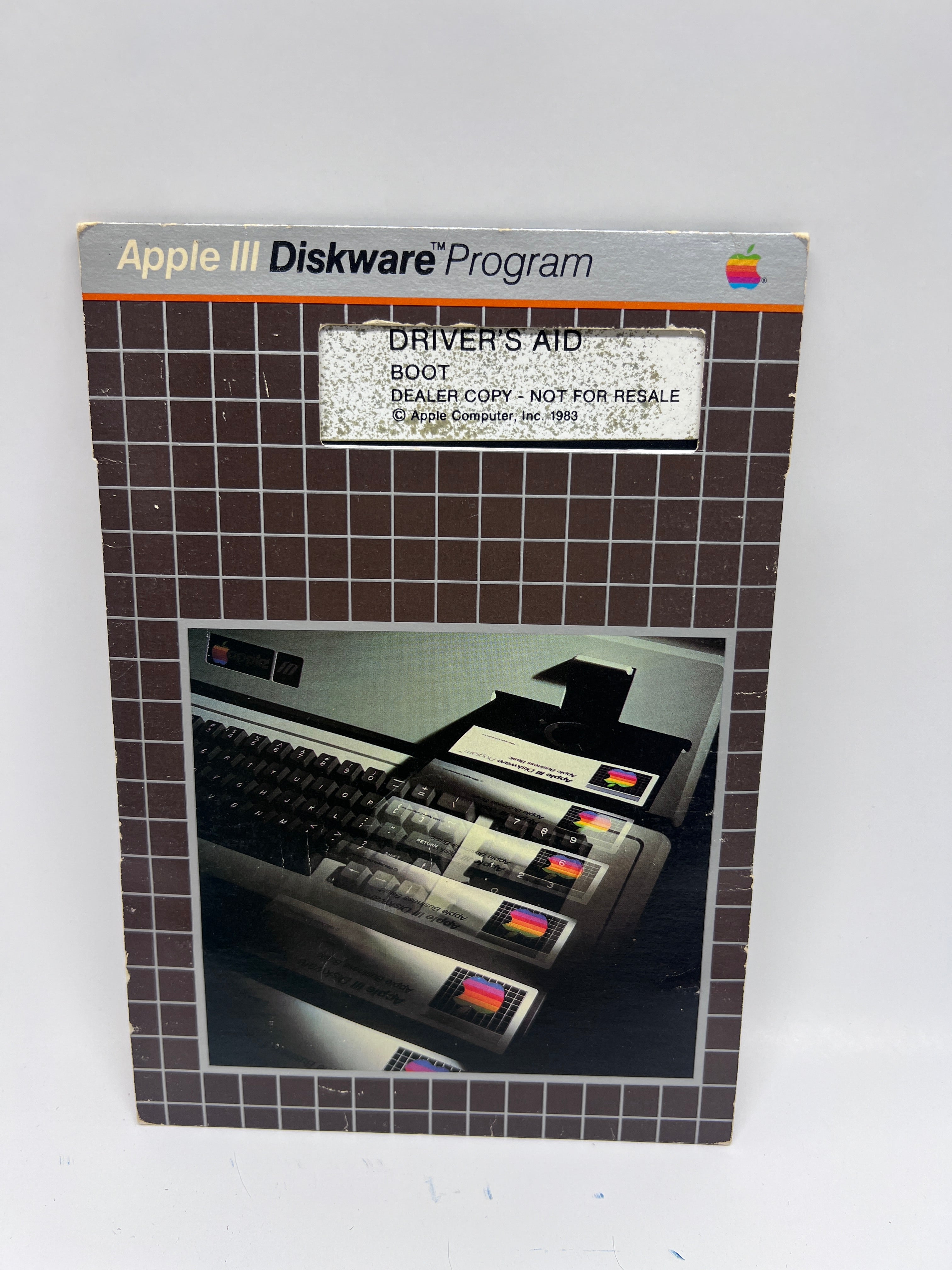 Rare 1983 Apple III Driver's Aid Software - Dealer Copy