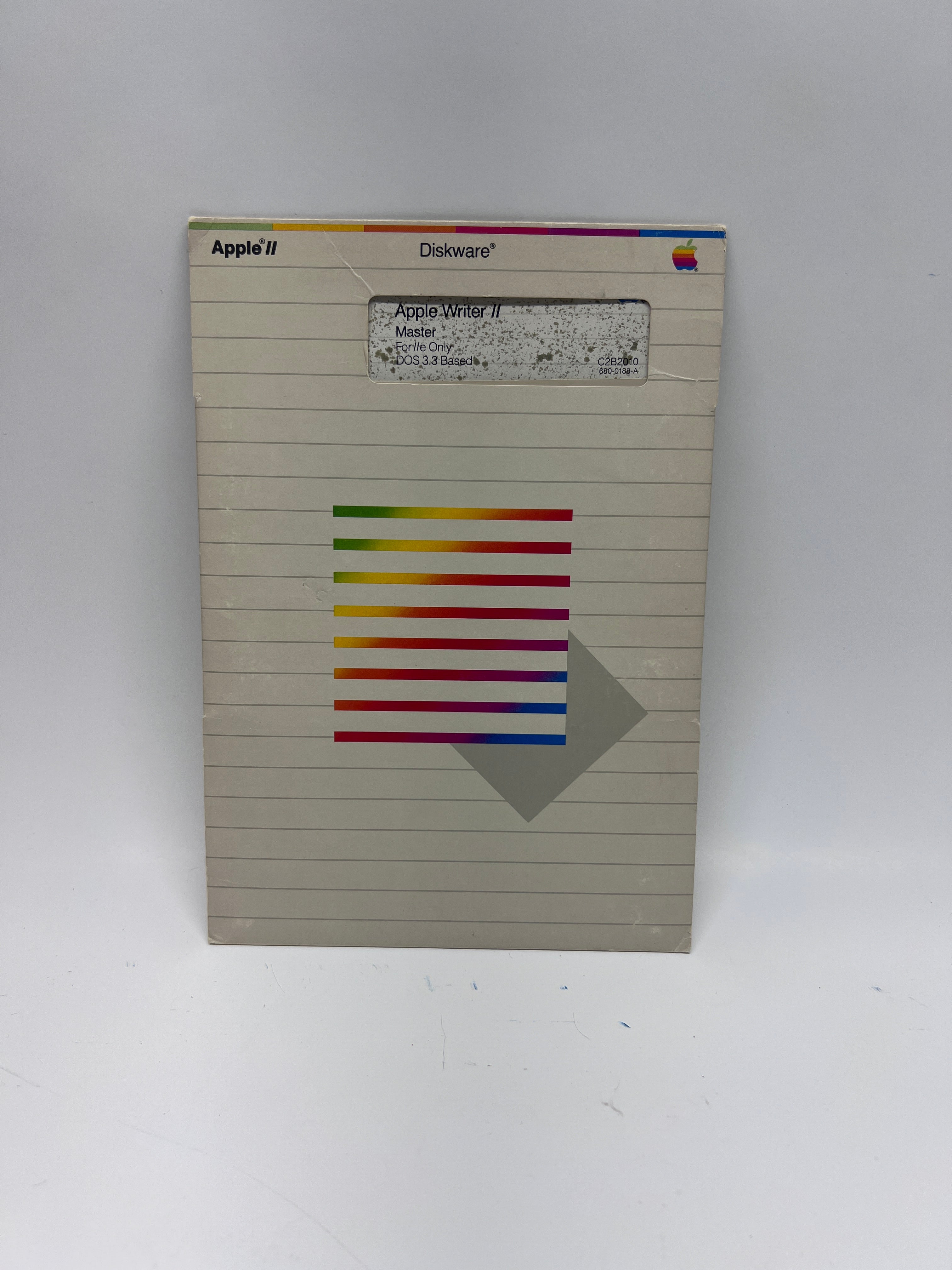Apple Writer // Master Disk for Apple //e - DOS 3.3 Based - C2B2010