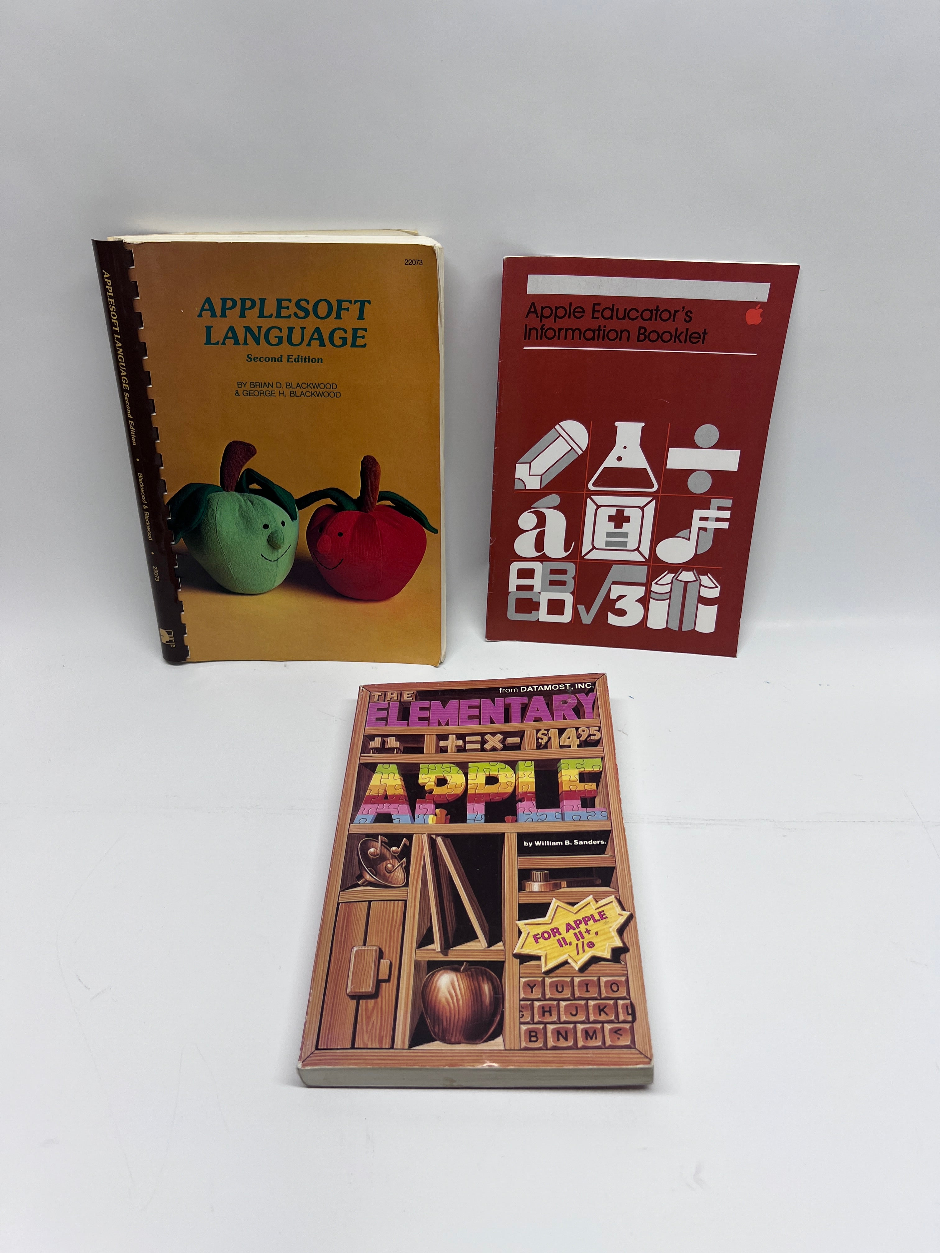 Vintage Apple II Computing Book & Manual Lot - 3 Items