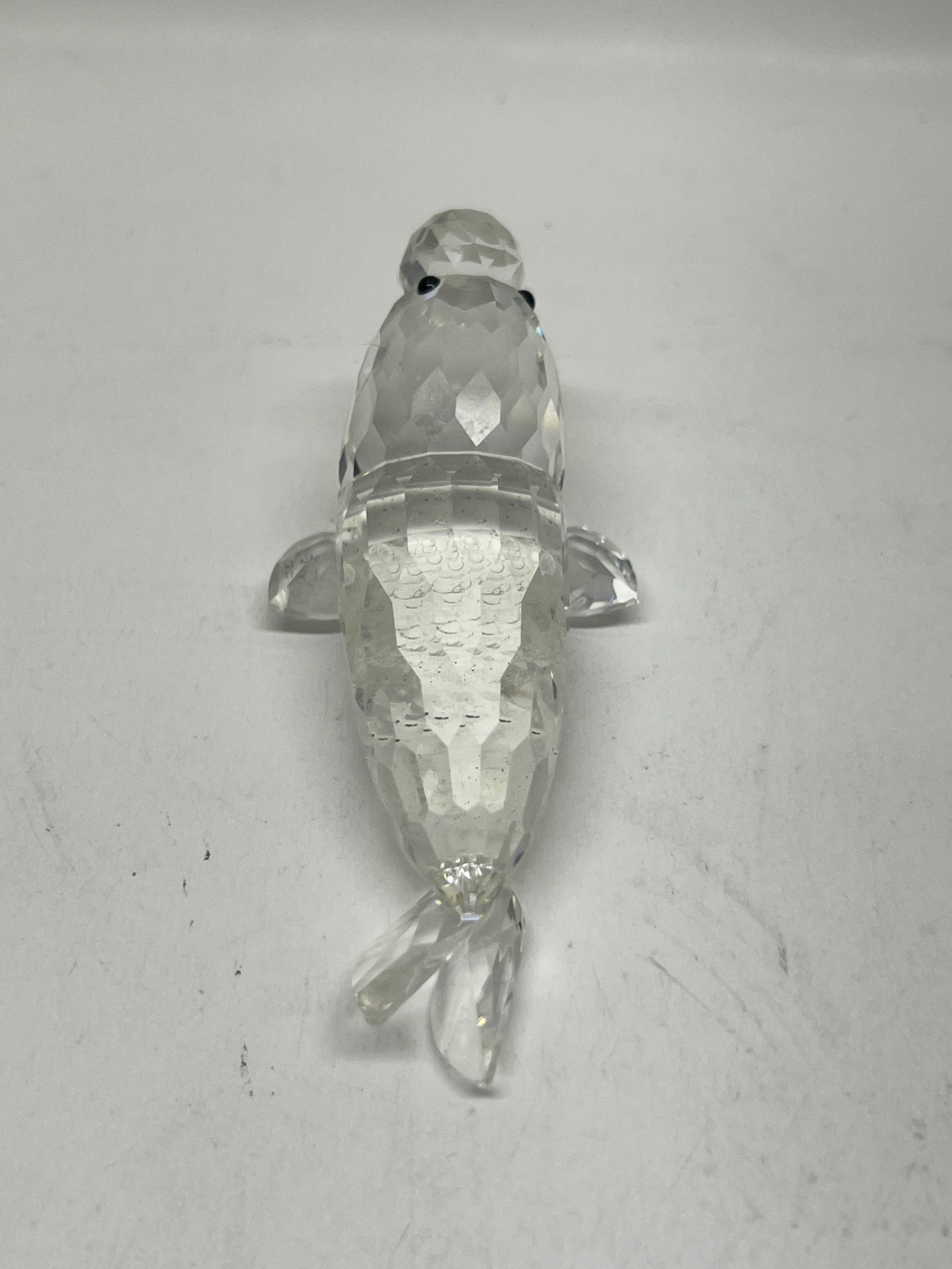 Swarovski Silver Crystal Walrus Figurine 7620 NR 100 000 with Box