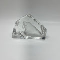 Mats Jonasson Målerås Swedish Crystal Walrus Art Glass Paperweight