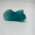 Mats Jonasson Maleras Sweden Teal Art Glass Polar Bear Iceberg Sculpture