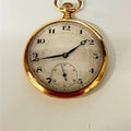Gallet & Co. 14K Gold Pocket Watch with Engraving