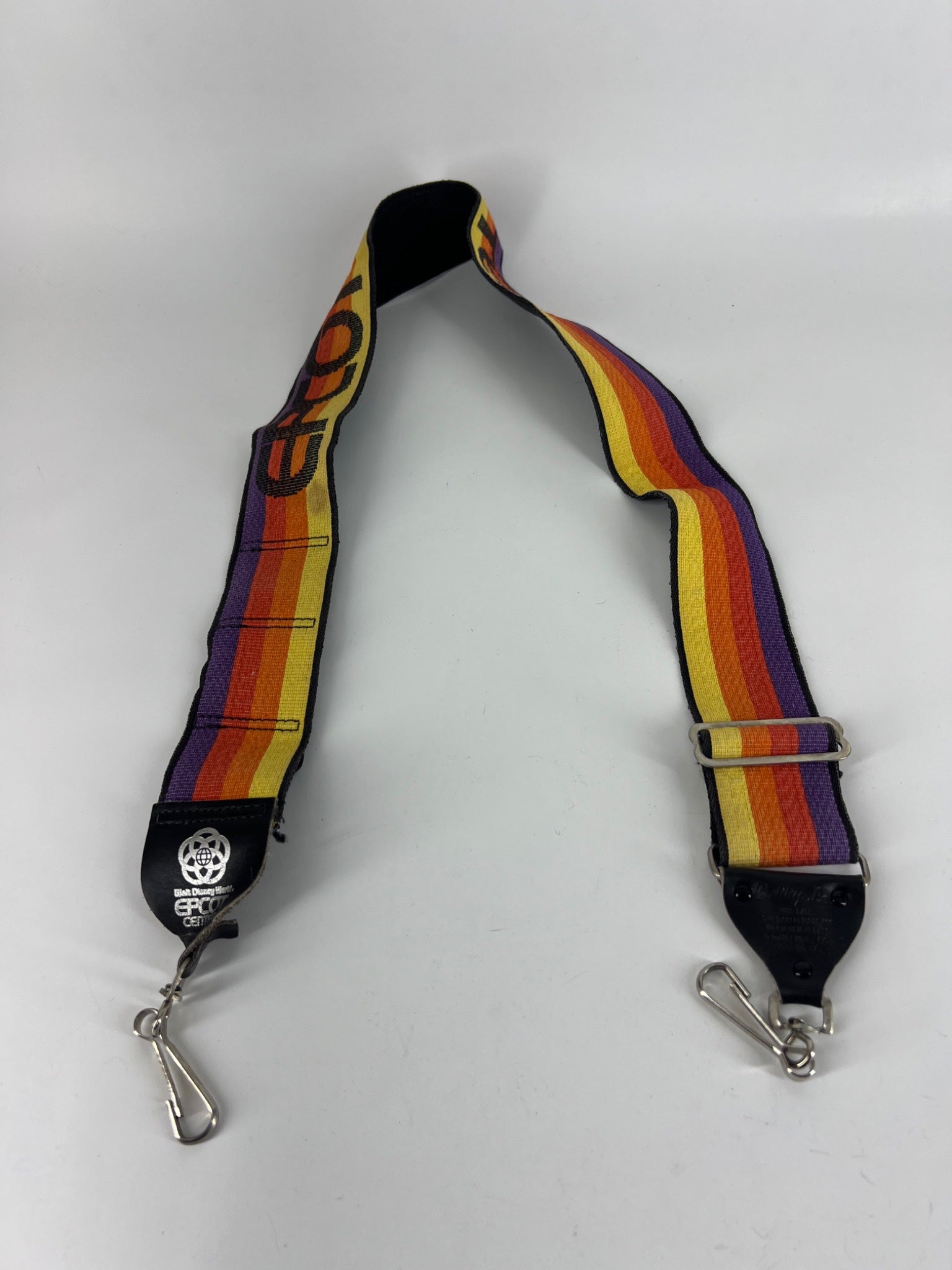 Vintage 1980s Walt Disney World Epcot Center Camera Strap