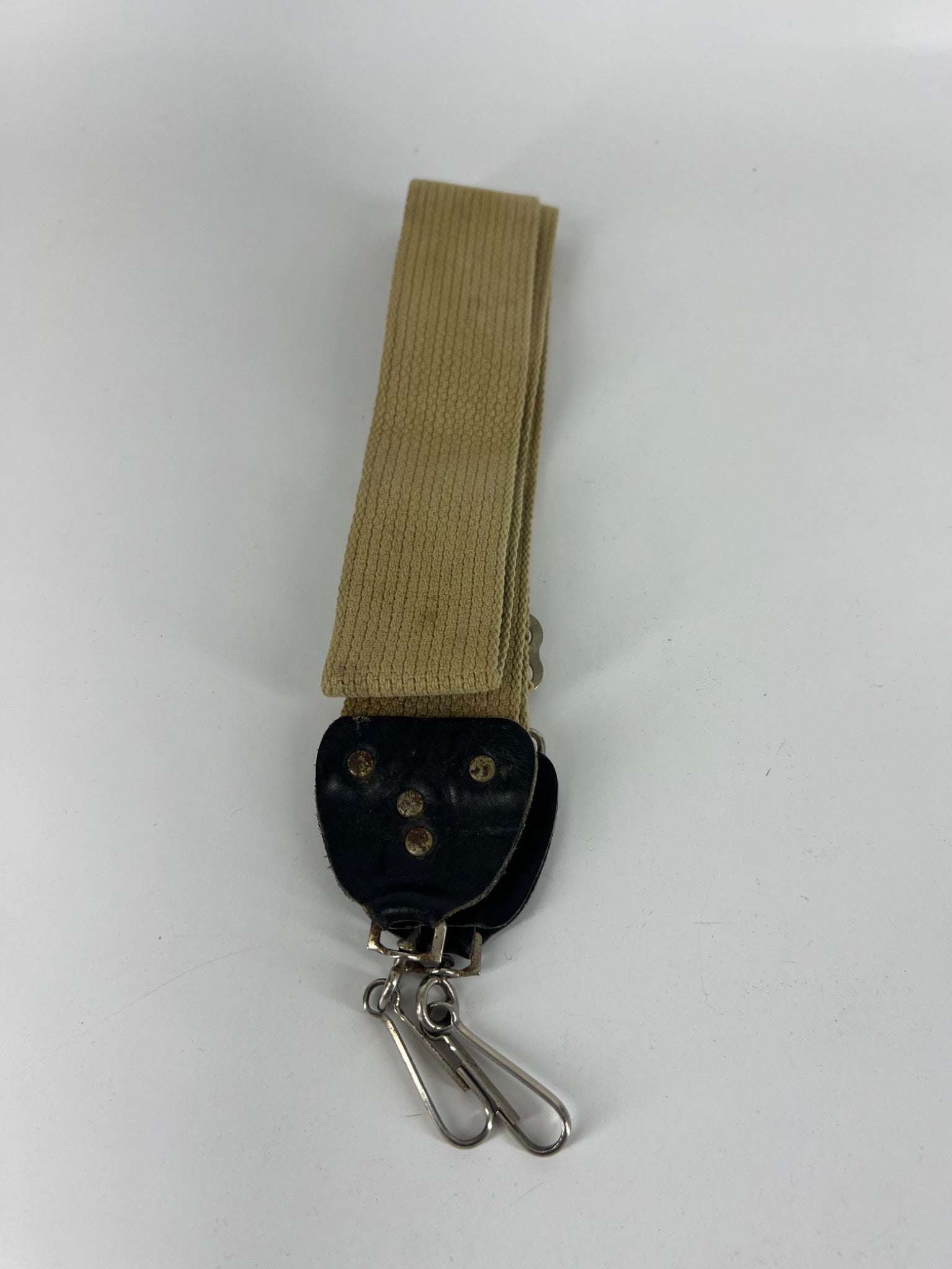 Beige Canvas Military Camera Strap