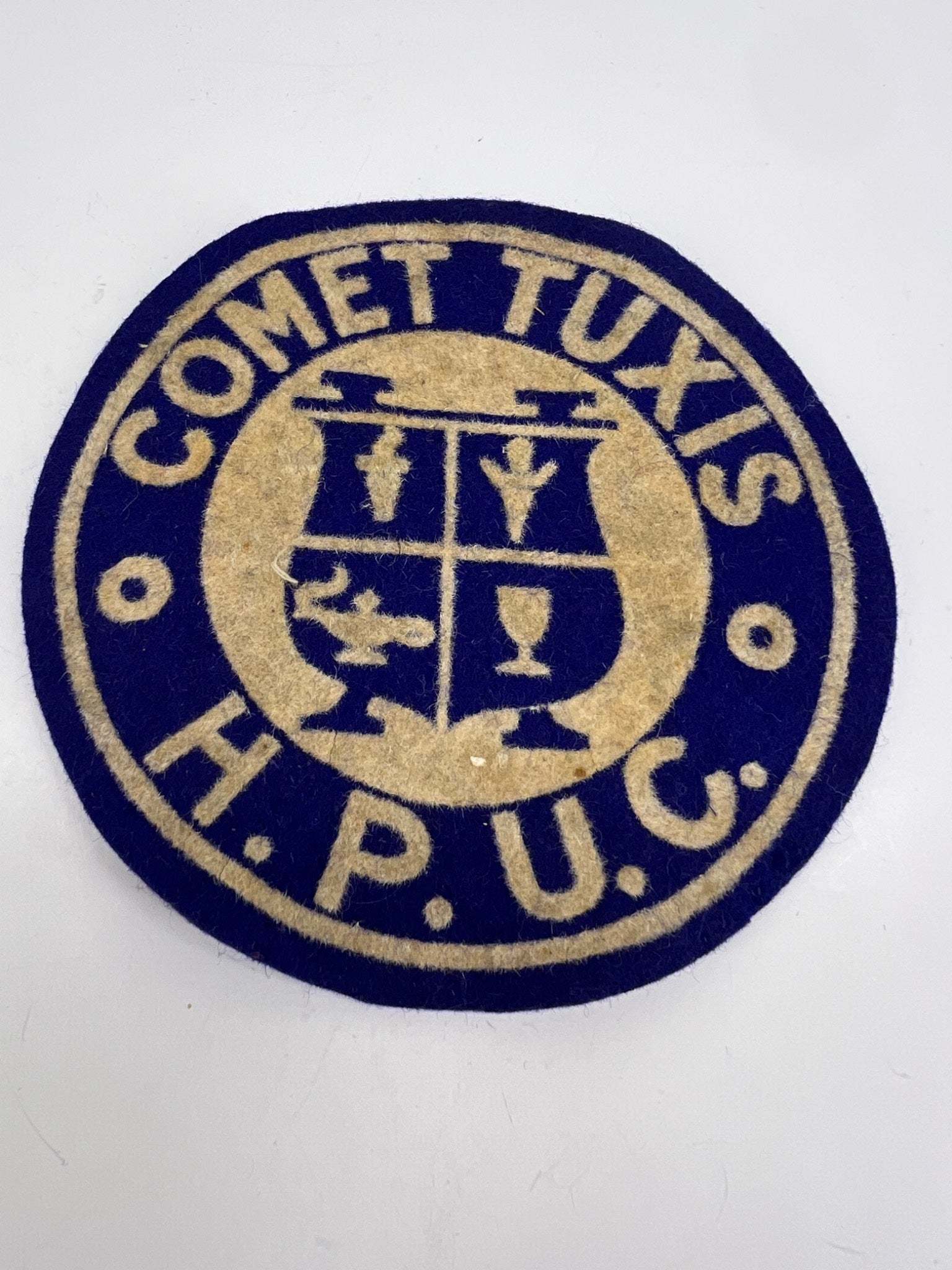 Comet Tuxis H.P.U.C. Felt Patch, 20th Century