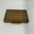 Vintage Park Sherman like Sliding tiered brass tabletop cigarette case