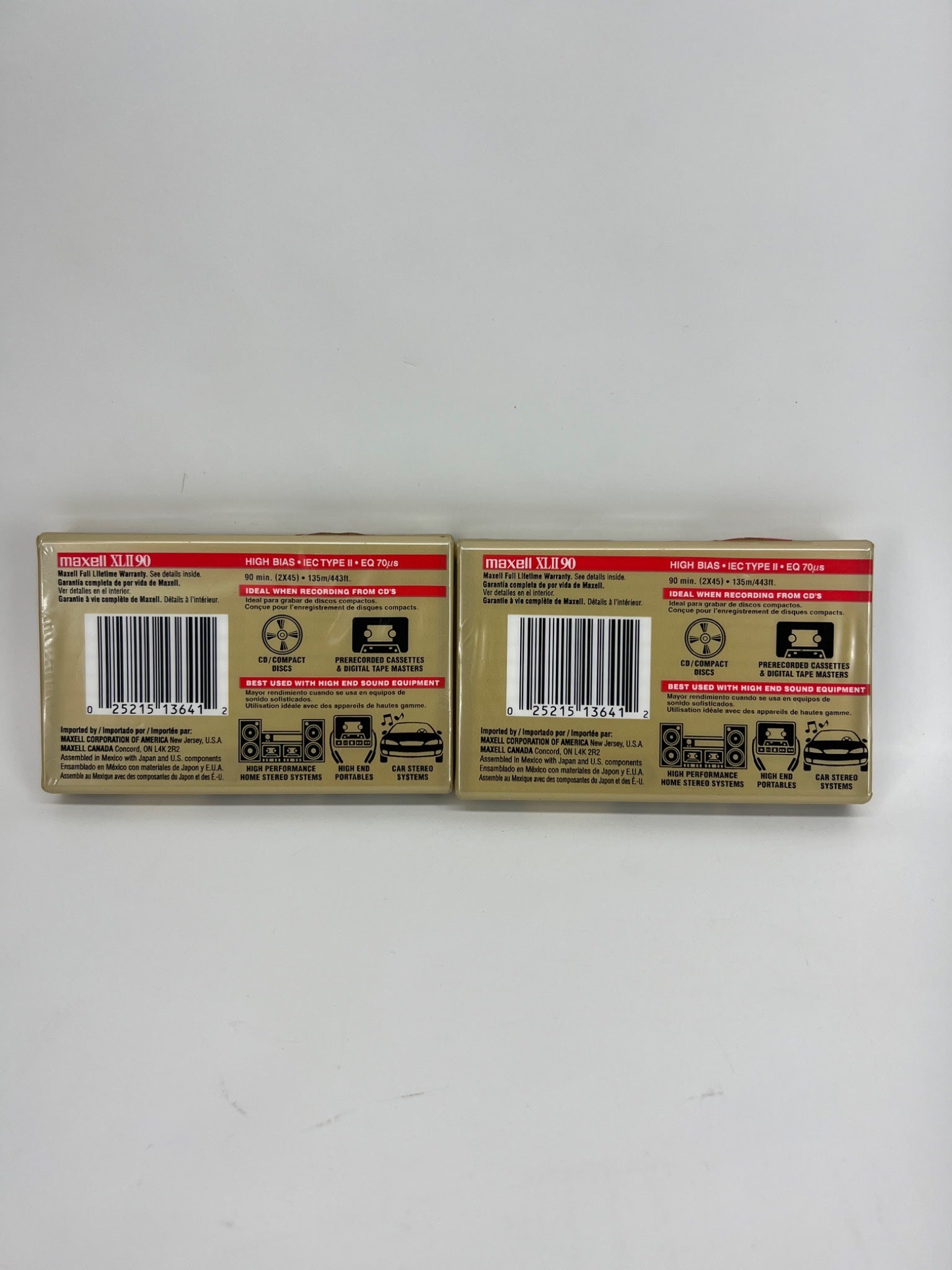 Maxell XLII 90 Audio Cassettes