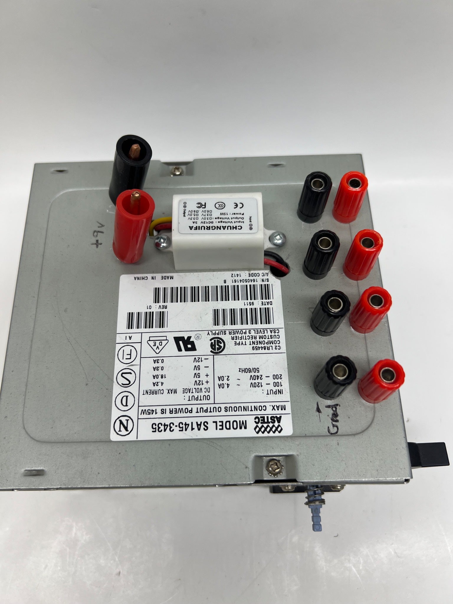 SA145-3435 Power Supply 145W Industrial Multi-Voltage -5V +12V -12V +5V 2001