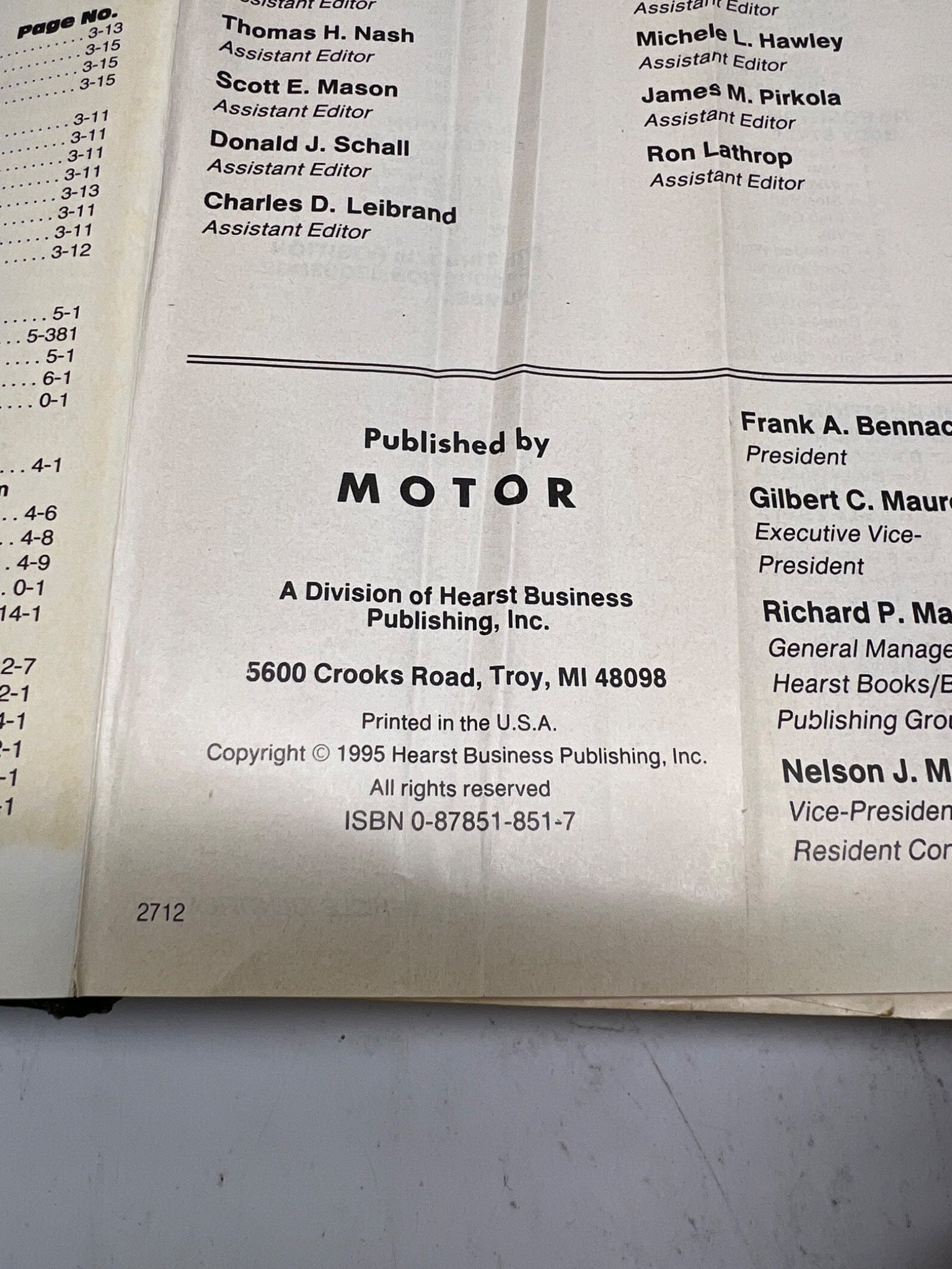 1995 Truck Engine Performance & Driveability Manual