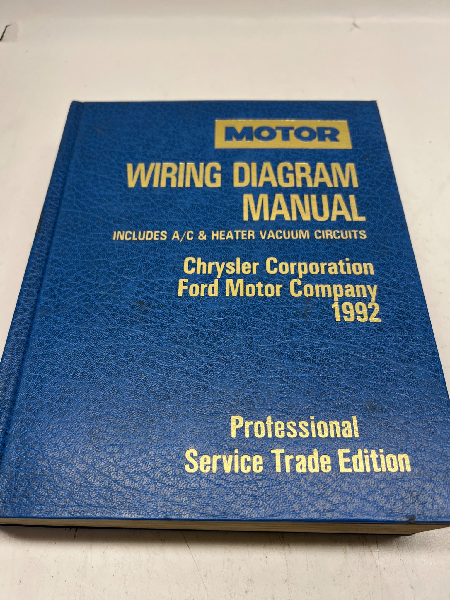 1992 Motor Wiring Diagram Manual Chrysler & Ford USA