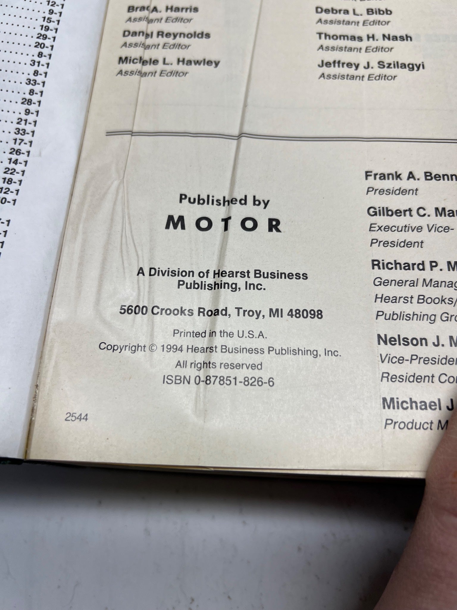 1994 Light Truck and Van Repair Manual for Chrysler, Jeep, Dodge, Plymouth, and Ford