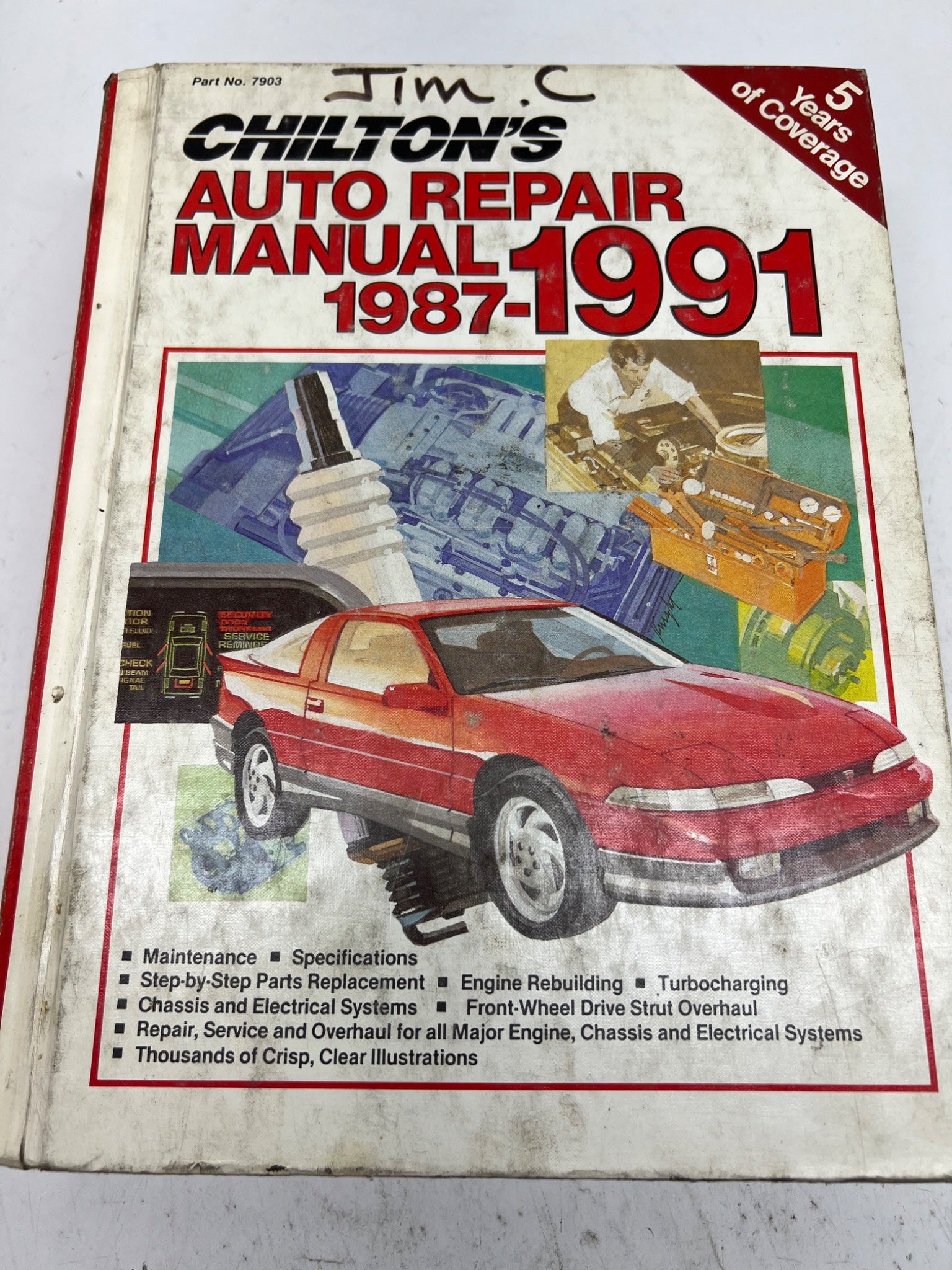 Chilton’s Auto Repair Manual 1987-1991, USA