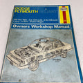 1981-1983 Dodge Aries Workshop Manual