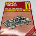 1979-1989 Honda Prelude Repair Manual
