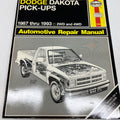 1987-1993 Dodge Dakota Repair Manual