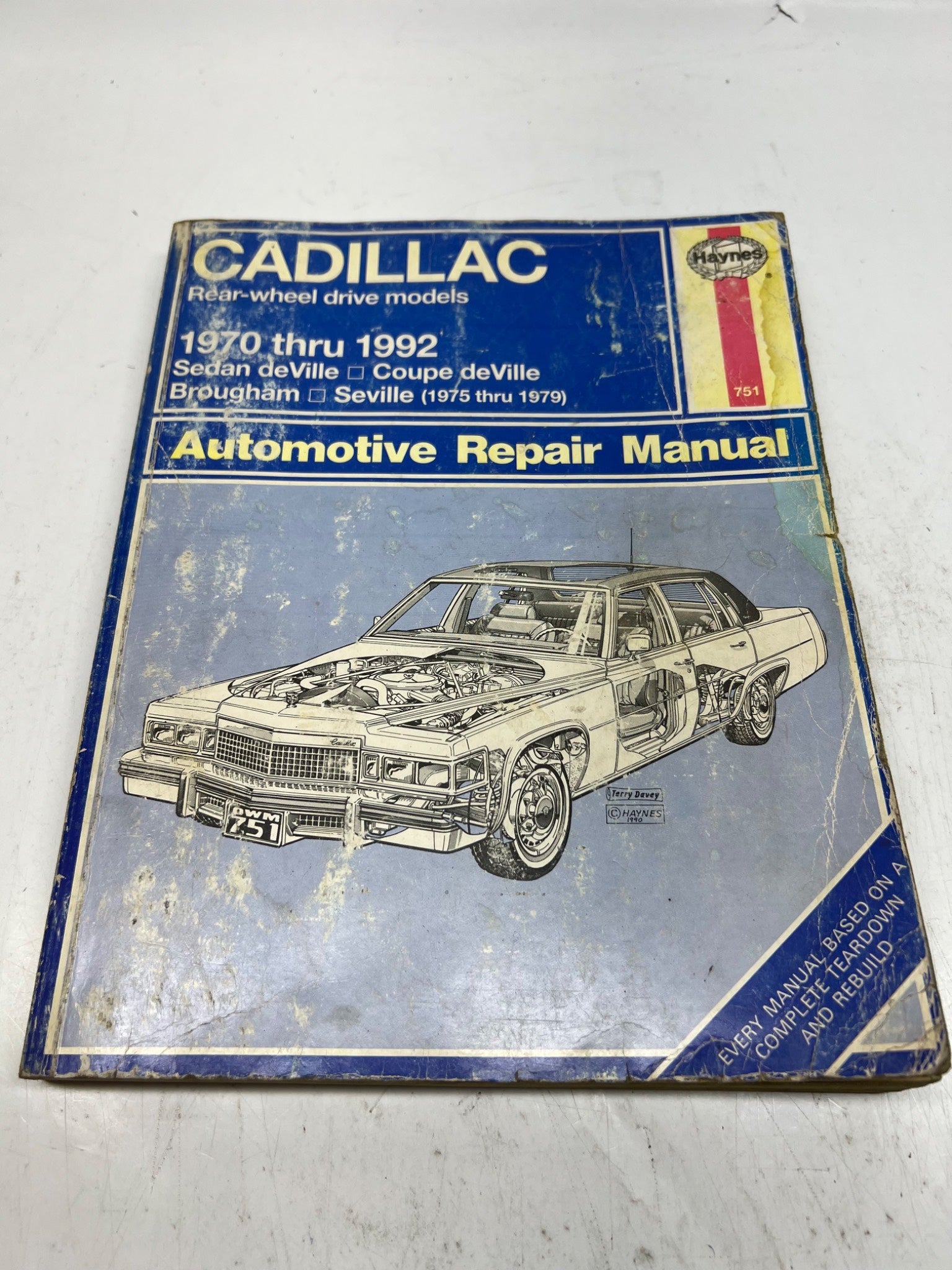 1970-1992 Cadillac RWD Repair Manual