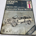 1984-1991 Honda Civic Repair Manual