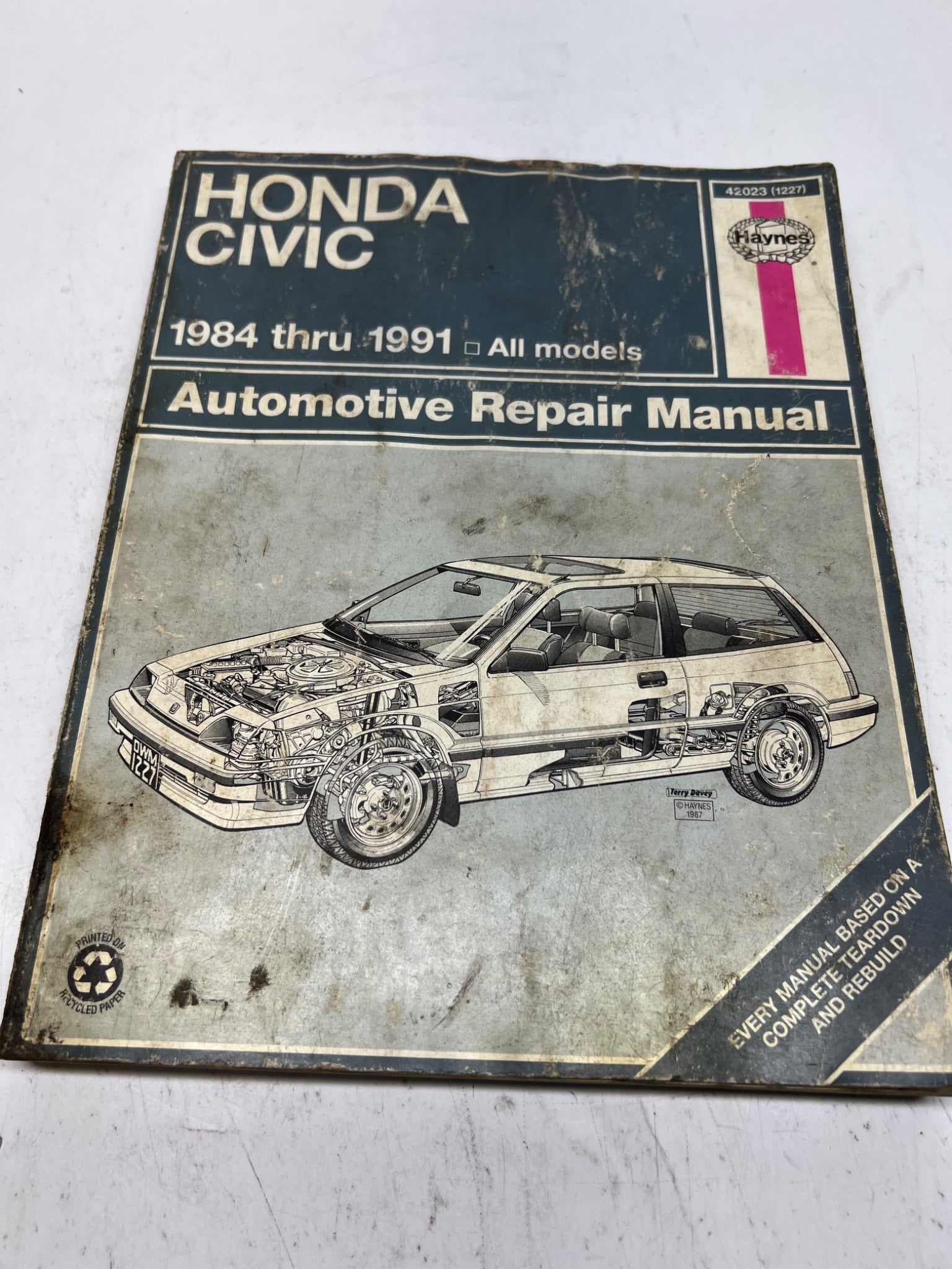 1984-1991 Honda Civic Repair Manual