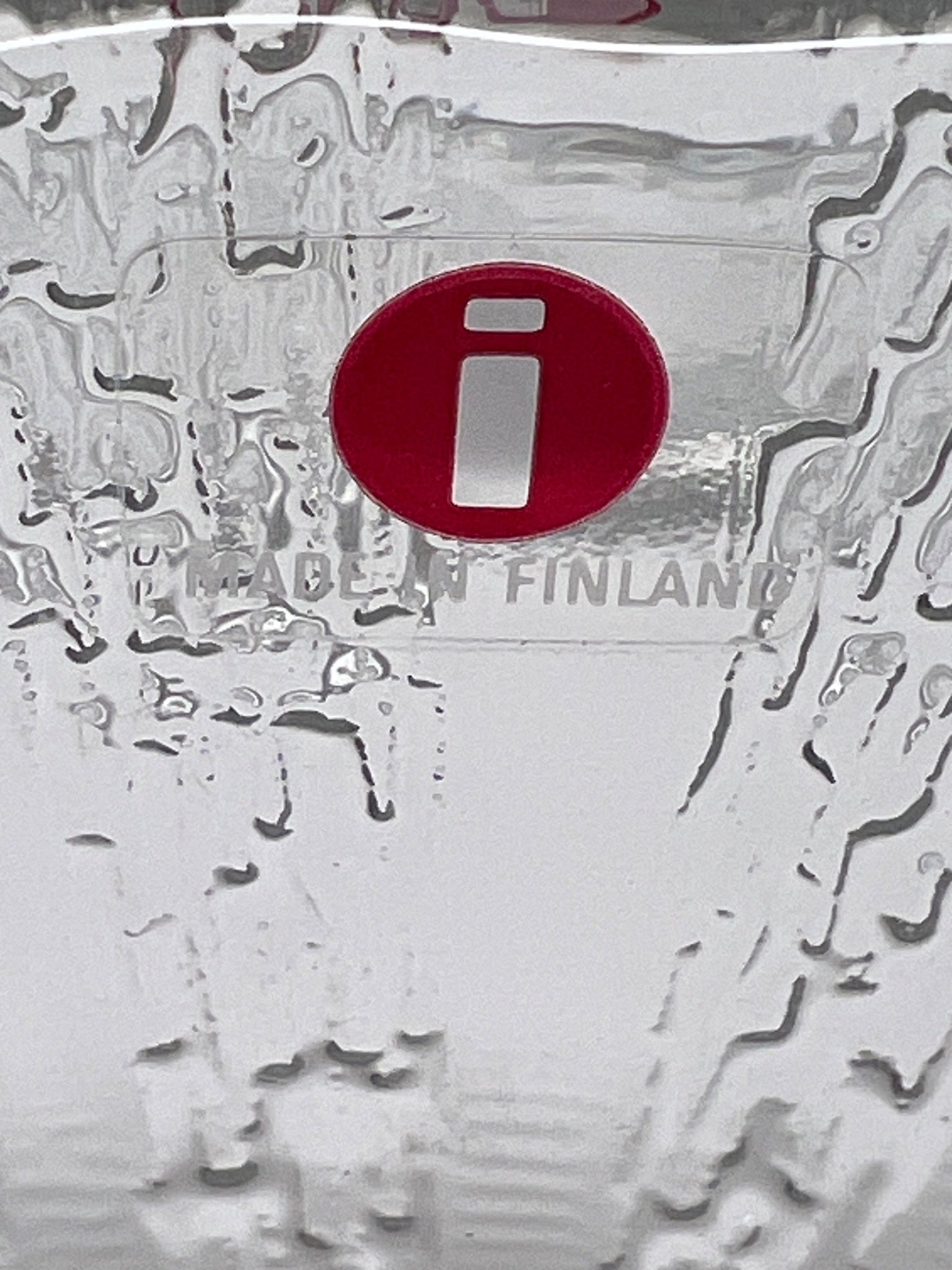 Set of 4 Authentic Iittala 6" Textured Glass Plates – Made in Finland
