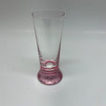 Vintage Pink Art Glass Tumbler – Made in Slovakia – 4"