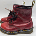 Title: RARE Vintage Dr. Martens Red Leather Boots – Made in England – Size 5