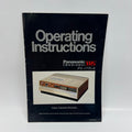 Panasonic PV-1770-K Operating Guide