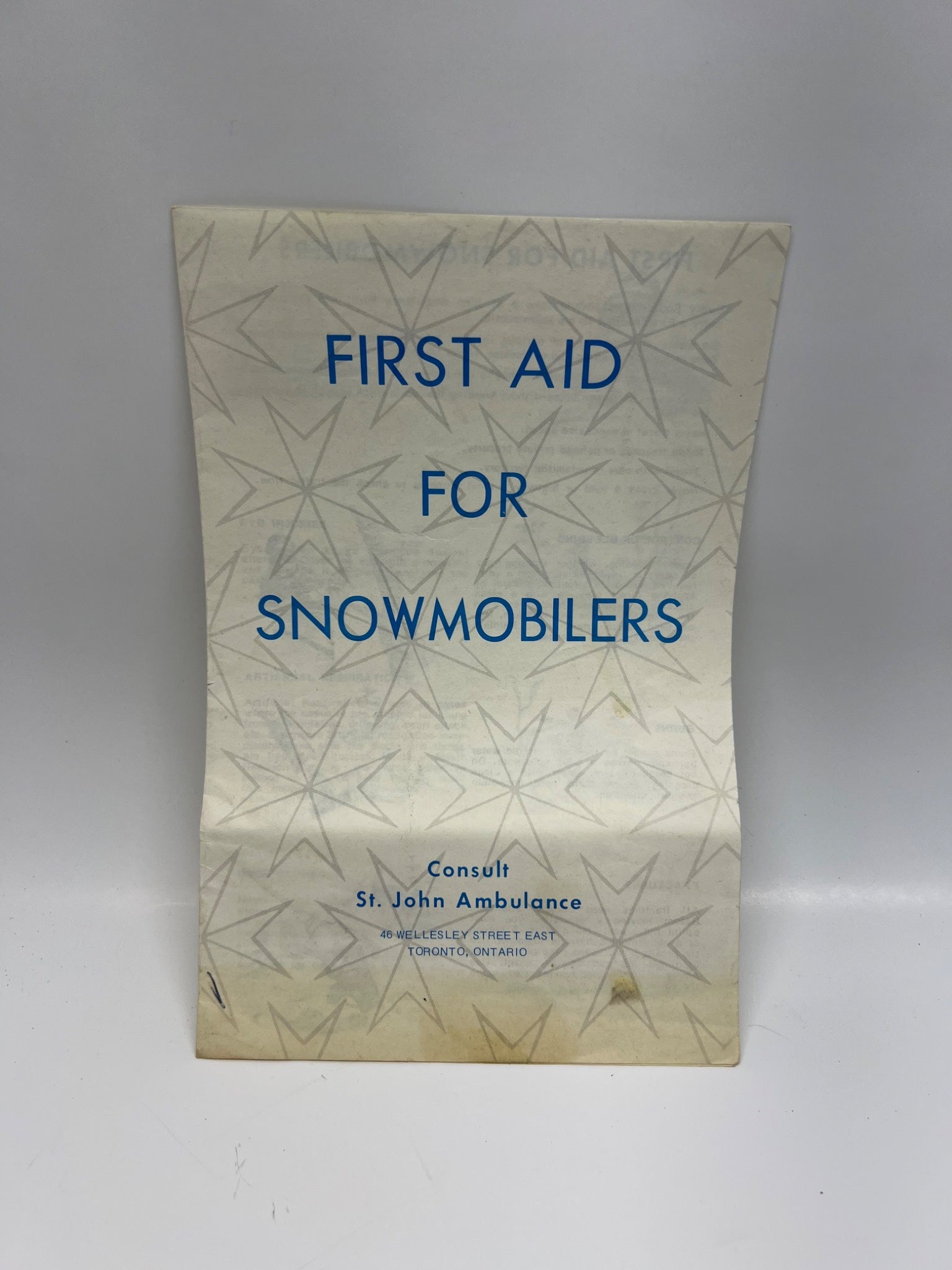 First Aid for Snowmobilers Guide