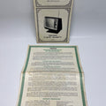 Vintage Admiral Solid State Portable TV Manual & Warranty