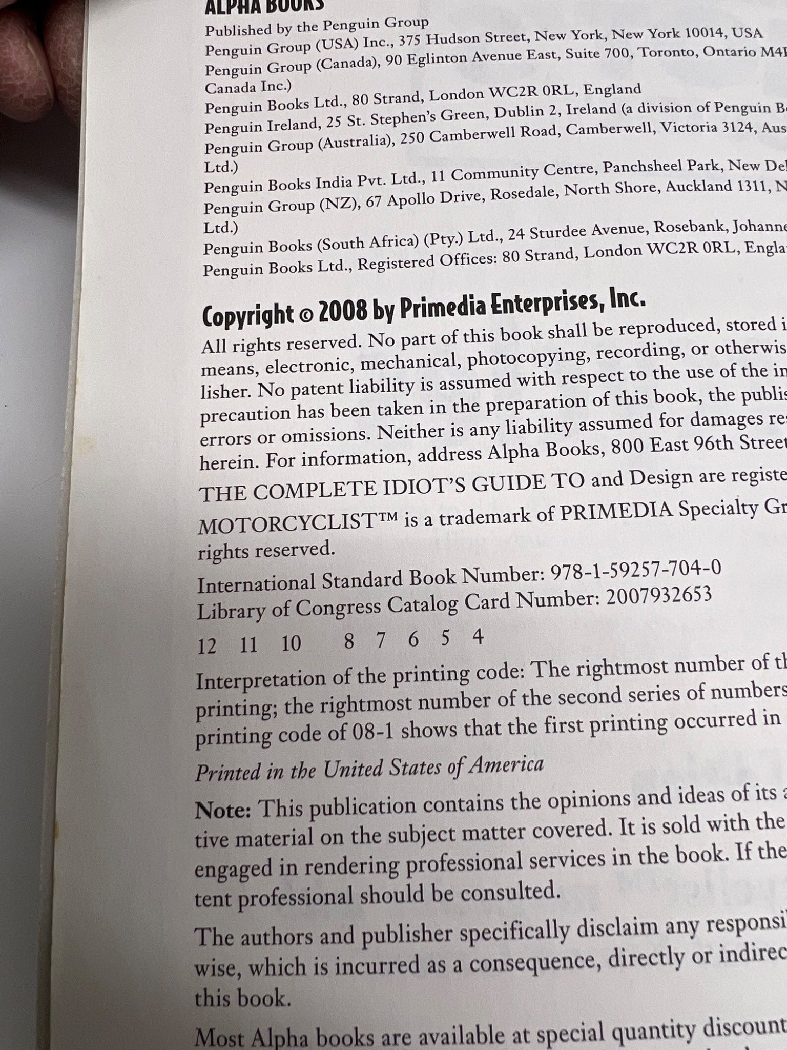 Guide to Motorcycles, 4th Edition