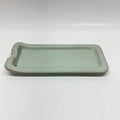 Vintage Emile Henry France Ceramic Serving Tray - Sage/Cedar Green