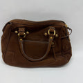Stuart Weitzman Brown Suede Shoulder Bag - Includes Original Dust Bag