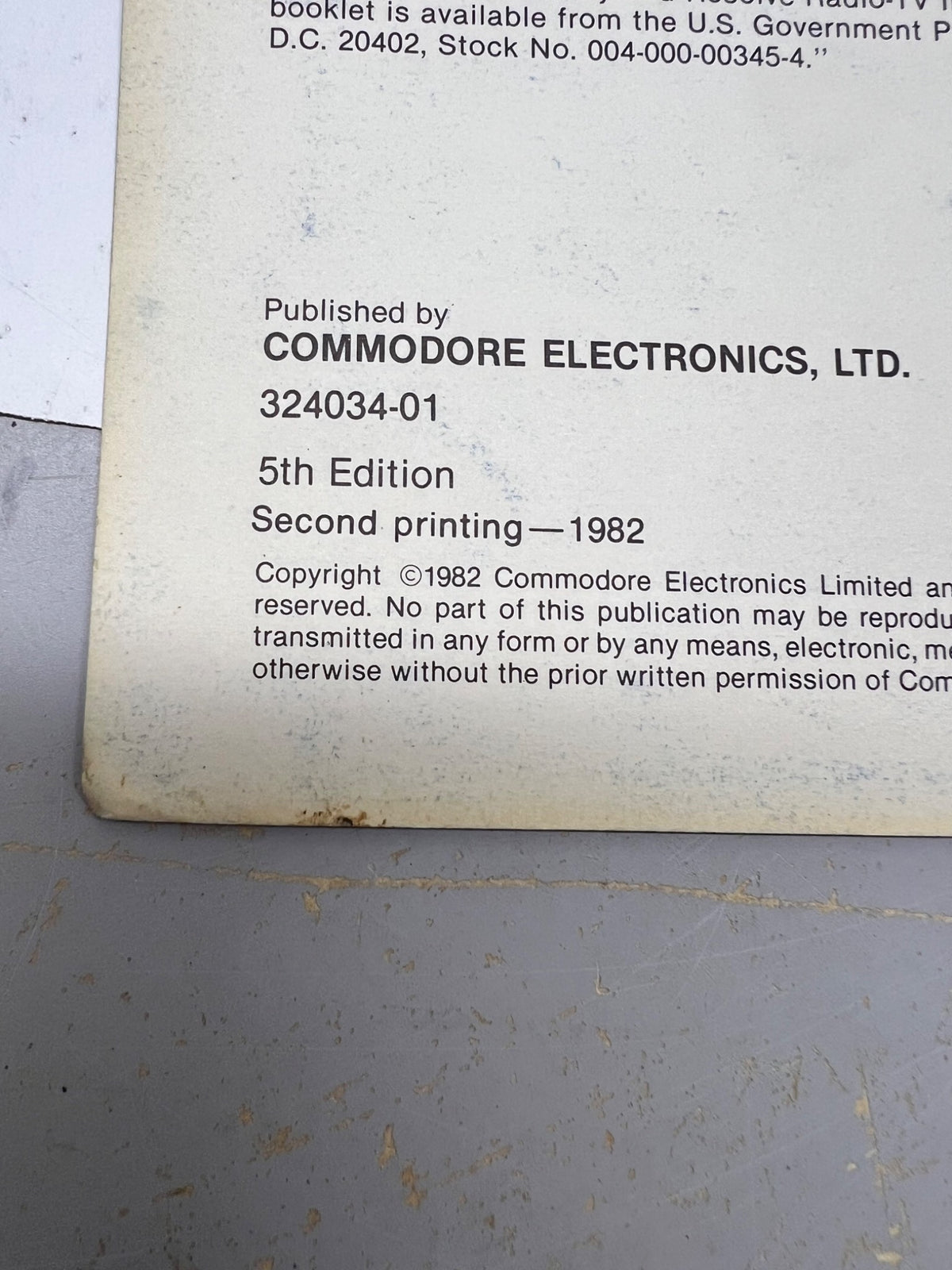 Vintage Commodore VIC-20 Computer Guide - Retro Tech Book – Thunder Bay ...