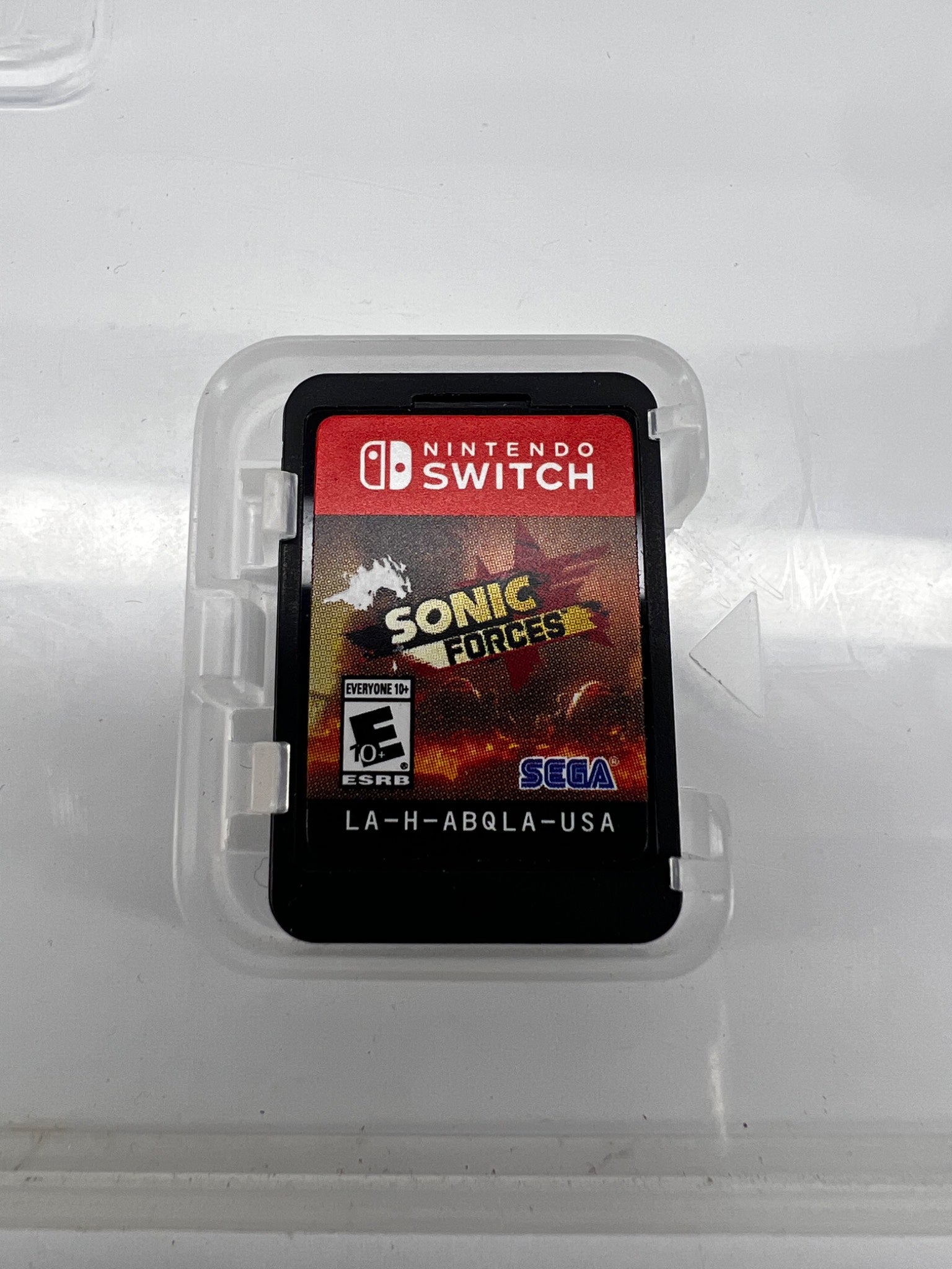 2017 Sonic Forces Nintendo Switch Cartridge