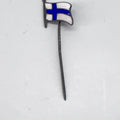 Finnish Enamel Flag Pin 1970s