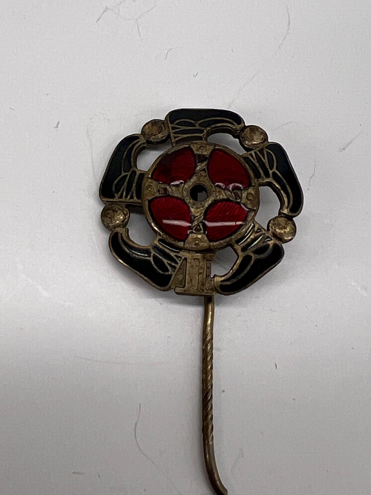 Mens Sport Badge II Akseli Gallen- Kallela  and Brass Hat Pin