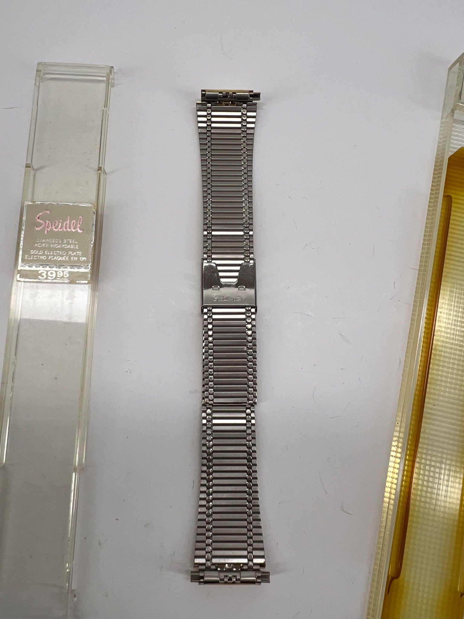 1960s Speidel Gold-Tone Watch Band USA NOS