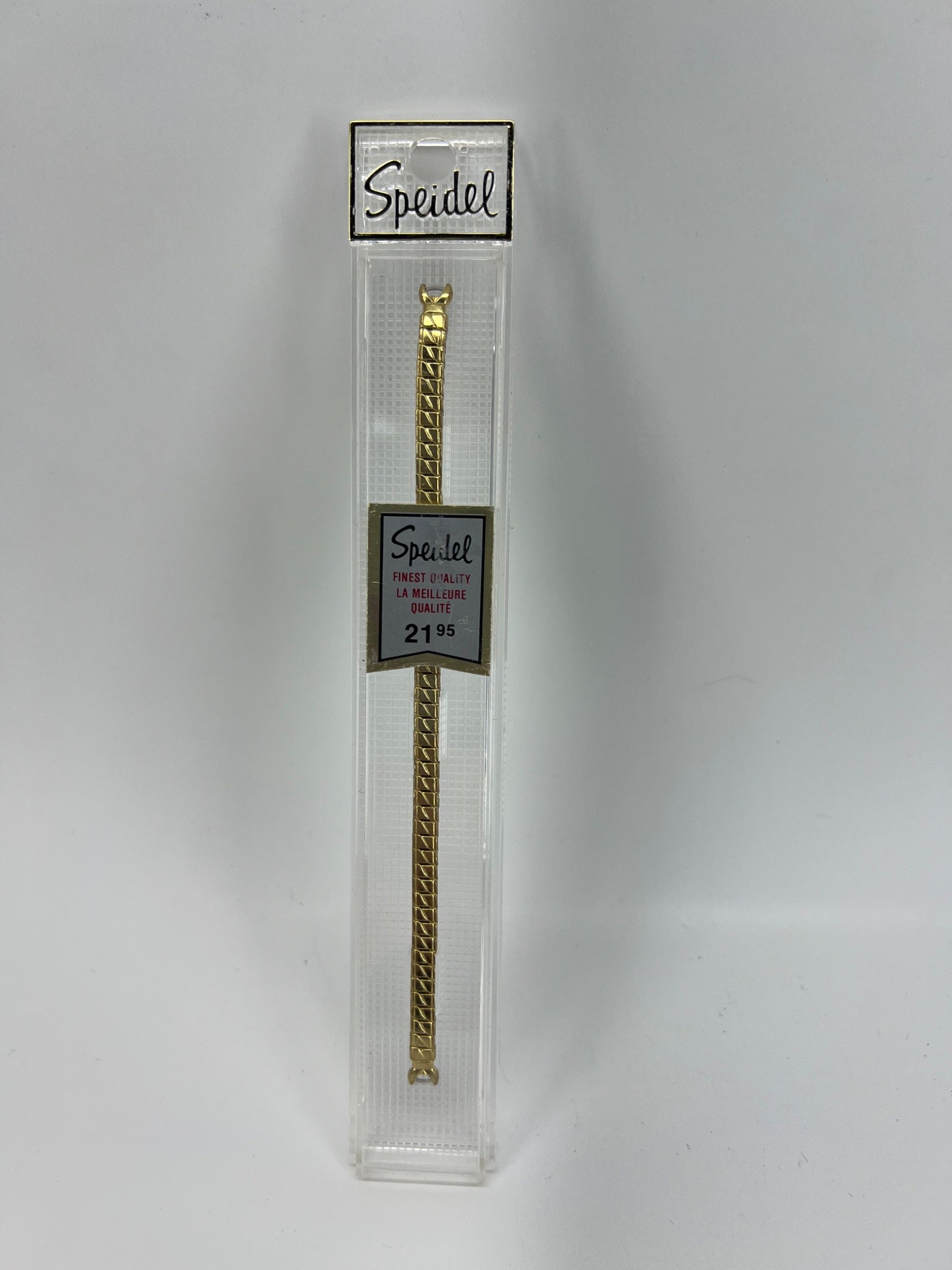 Speidel Gold-Tone watch band Made in USA NOS