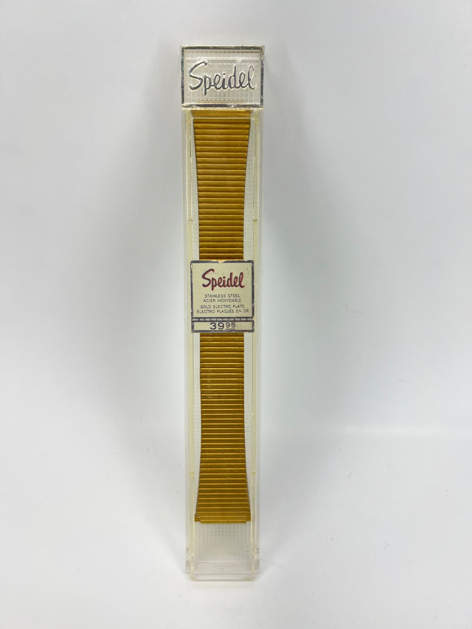 Speidel Men's Gold-Tone Watch Band in Case NOS