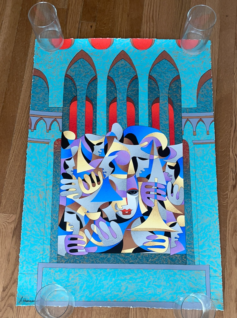 A Krasnyansky signed artwork. Numbered HC 58/90!