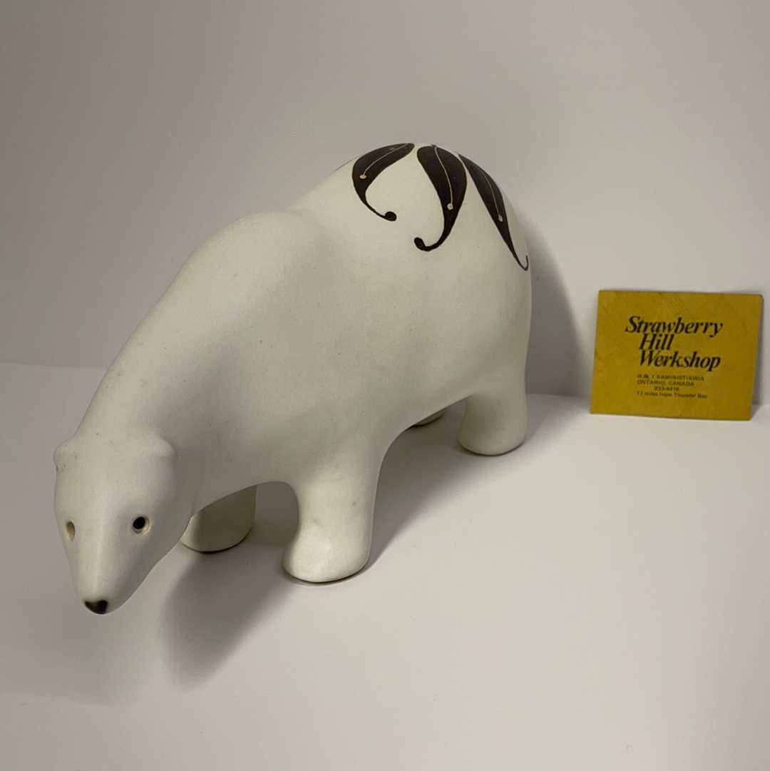 STRAWBERYY HILL POTTERY - POLAR BEAR